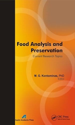 Beispielbild fr Food Analysis and Preservation zum Verkauf von Blackwell's