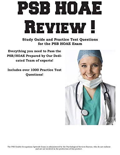 Stock image for Psb Hoae Review! : Complete Health Occupations Aptitude Test Study Guide and Practice Test Questions for sale by Better World Books