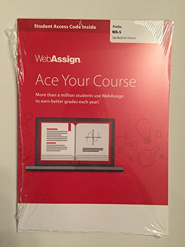 Imagen de archivo de WebAssign Student Access Code a la venta por Irish Booksellers