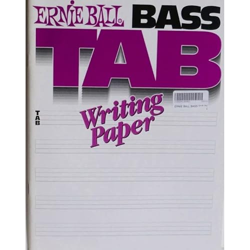 Stock image for Ernie Ball BASS Tab Writing Paper for sale by BookHolders