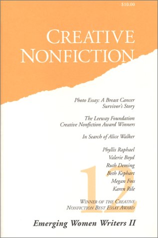Beispielbild fr Emerging Women Writers II (Creative NonFiction, No. 12) zum Verkauf von Anderson Book