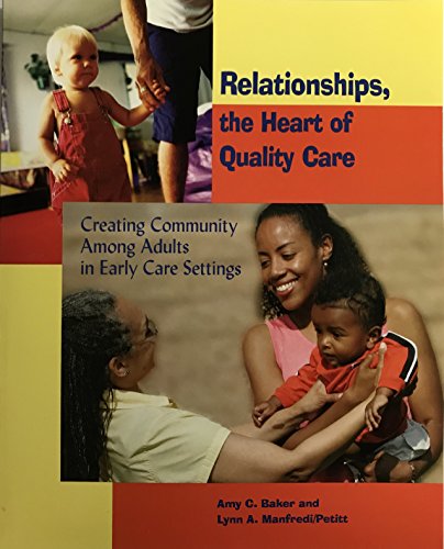 Beispielbild fr Relationships, the Heart of Quality Care : Creating Community among Adults in Early Care Settings zum Verkauf von Better World Books