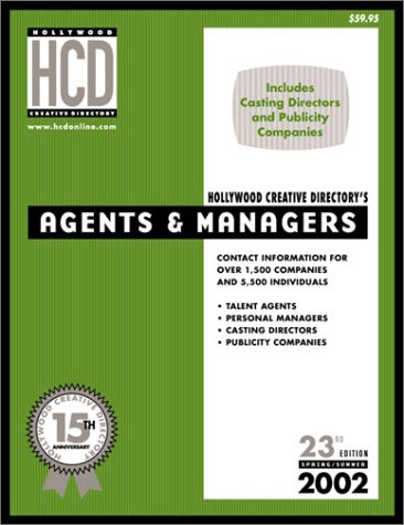 Beispielbild fr Agent's and Manager's Directory 2002: Agents and Managers (Hollywood Representation Directory) zum Verkauf von Hay-on-Wye Booksellers