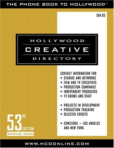 Beispielbild fr Hollywood Creative Directory, 53rd Edition zum Verkauf von Irish Booksellers