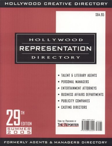 Stock image for Hollywood Representation Directory: Formerly Called Hollywood Agents & Managers Directory for sale by -OnTimeBooks-