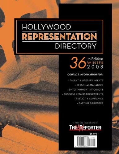 9781928936688: Hollywood Representation Directory: October 2009