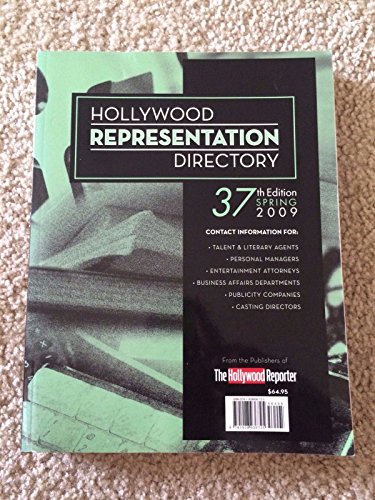 Beispielbild fr Hollywood Representation Directory (April, 2009) zum Verkauf von dsmbooks