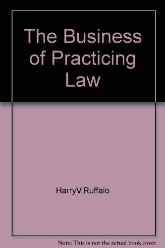 Stock image for A Student's Introduction to the Business of Practicing Law for sale by HPB-Red