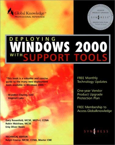 Deploying Windows 2000 with Support Tools (9781928994121) by Syngress