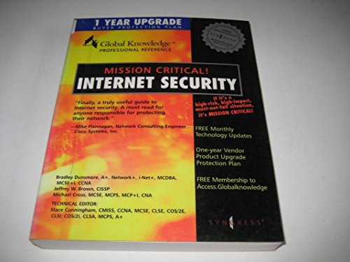 Beispielbild fr Mission Critical Internetworking Security zum Verkauf von WorldofBooks