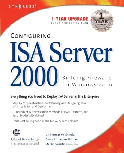 9781928994299: Configuring ISA Server 2000: Building Firewalls for Windows 2000