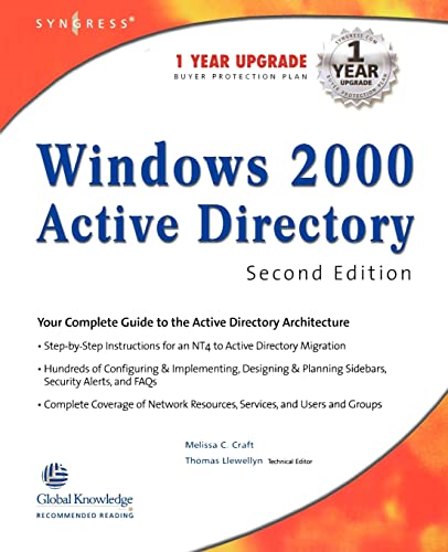 Windows 2000 Active Directory (9781928994602) by Syngress
