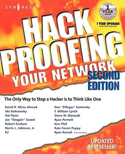 Beispielbild fr Hack Proofing Your Network (Second Edition) zum Verkauf von Wonder Book