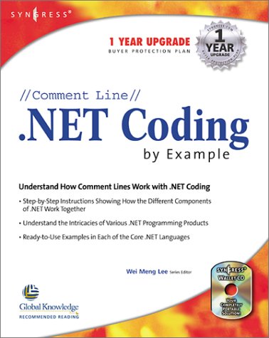 Comment Line.Net Coding by Example (9781928994725) by Lee, Wei Meng
