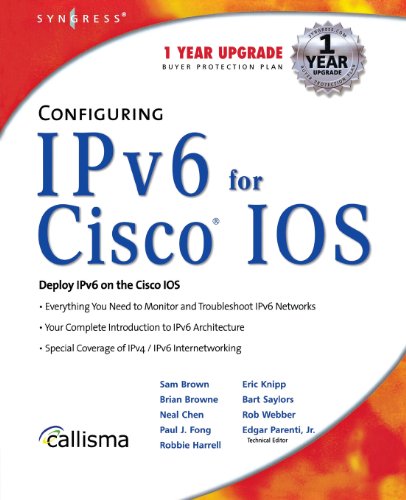 Imagen de archivo de Configuring IPv6 for Cisco IOS a la venta por Wonder Book
