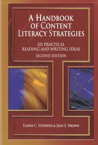 Beispielbild fr A Handbook of Content Literacy Strategies: 125 Practical Reading and Writing Ideas zum Verkauf von Wonder Book