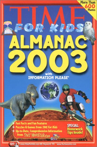Imagen de archivo de Time for Kids : Almanac 2003 a la venta por Better World Books