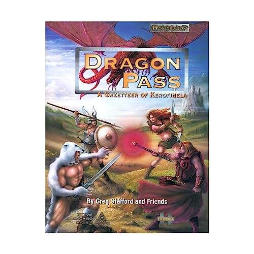 Stock image for Dragon Pass: A Gazetteer of Kerofinela (HeroQuest RPG) for sale by Half Price Books Inc.