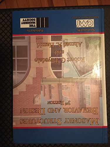 Stock image for MASONRY STRUCTURES:BEHAVIOR+DE for sale by Jenson Books Inc