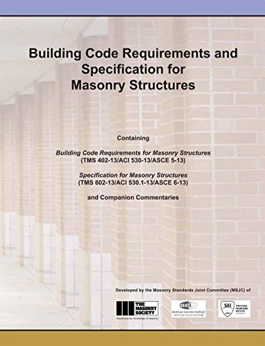 Stock image for Building Code Requirements and Specification for Masonry Structures (5-13 & 6-13) for sale by BooksRun