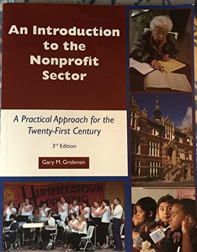 9781929109272: Introduction to the Nonprofit Sector: A Practical Approach for the 21st Century