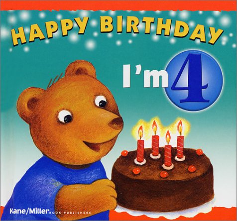 9781929132102: Happy Birthday - I'm 4 (The Happy Birthday Books)