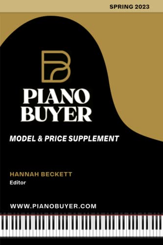 Beispielbild fr Piano Buyer Model & Price Supplement / Spring 2023 zum Verkauf von Books Unplugged