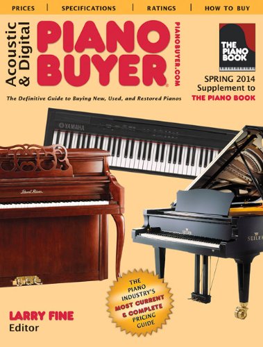 9781929145386: Acoustic & Digital Piano Buyer Spring 2014: The Definitive Guide to Buying New, Used, and Restored Pianos