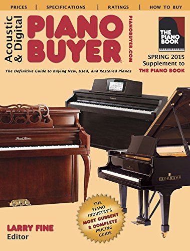 Imagen de archivo de Acoustic Digital Piano Buyer: Supplement to The Piano Book a la venta por JR Books