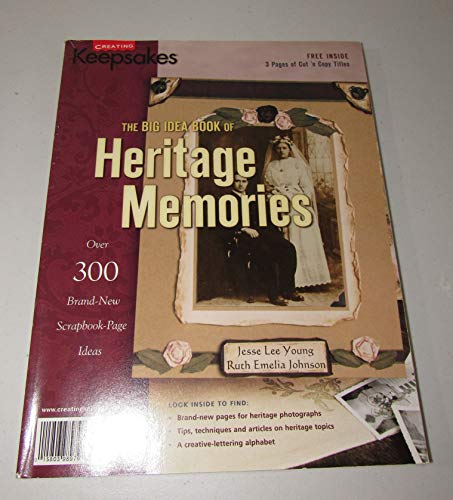 Imagen de archivo de The Big Idea Book of Heritage Memories a la venta por Morrison Books