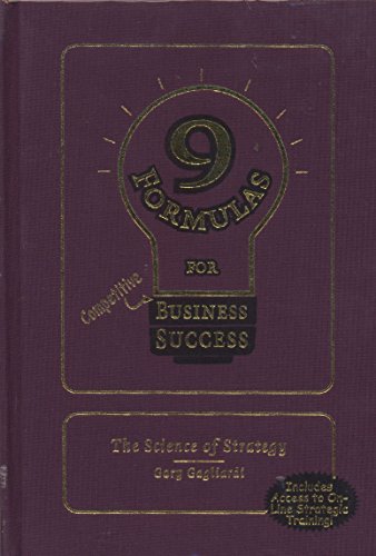 Imagen de archivo de 9 Formulas for Competitive Business Success a la venta por Books Puddle