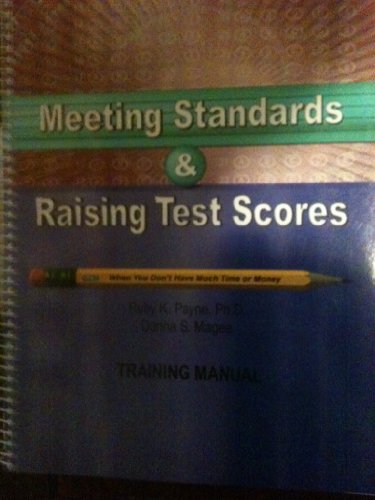 Stock image for Meeting Standards & Raising Test Scores When You Dont Have Much Time or Money. for sale by HPB-Emerald