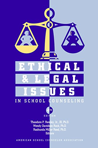 Stock image for Ethical Legal Issues in School Counseling for sale by Front Cover Books