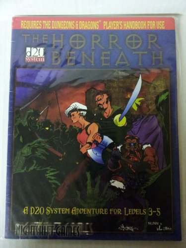 Imagen de archivo de The Horror Beneath d20 a la venta por Black and Read Books, Music & Games