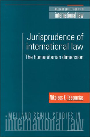 Beispielbild fr Jurisprudence of International Law zum Verkauf von Revaluation Books