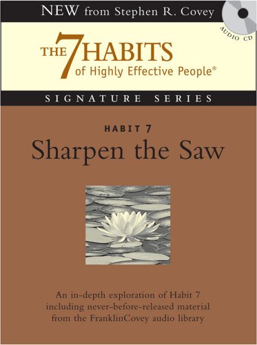 Imagen de archivo de Sharpen the Saw (7 Habits Signature Series) a la venta por HPB-Diamond