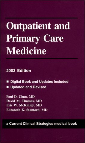 Imagen de archivo de Outpatient and Primary Care Medicine 2003 a la venta por HPB-Red