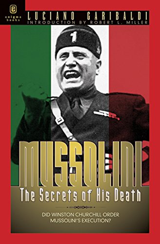 9781929631230: Mussolini: The Secrets Of His Death