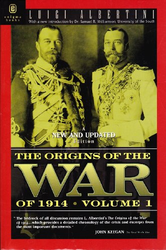 Imagen de archivo de The Origins of the War of 1914 Volume 1 a la venta por SecondSale
