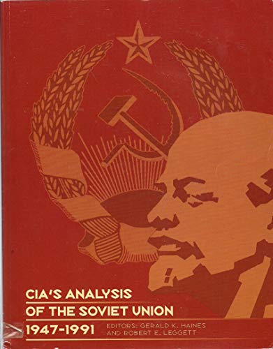 Stock image for CIA's Analysis of the Soviet Union 1947-1991 for sale by GF Books, Inc.
