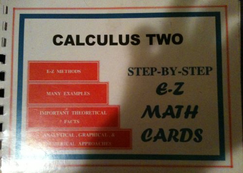 Stock image for Calculus Two, Step-By-Step Ez Math Cards for sale by BookHolders