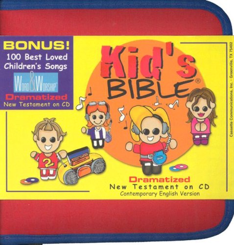 Stock image for Kid's N.T. Audio Bible Zipper Case, Bible Stories for Children with 100+ Children's Gospel Songs - Dramatized Audio Bible New Testament CEV Version . for fun or home school urriculum. 9th Edition for sale by SecondSale