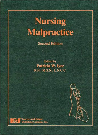 Imagen de archivo de Nursing Malpractice a la venta por HPB-Red