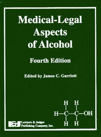 Beispielbild fr Medical-Legal Aspects of Alcohol, Fourth Edition zum Verkauf von HPB-Red