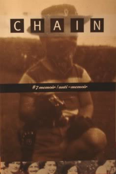 Stock image for Chain, #7, Summer 2000: Memoir/Antimemoir for sale by gearbooks