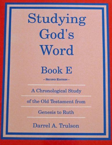 9781930092624: Studying God's Word Book E