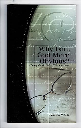 9781930107168: Why Isn't God More Obvious? (The RZIM Critical Questions Booklet Series)
