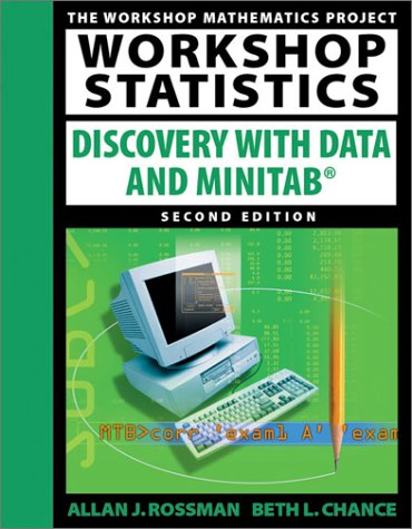 Imagen de archivo de Workshop Statistics: Discovery with Data and Minitab a la venta por ThriftBooks-Dallas