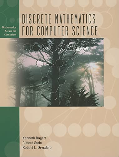 Imagen de archivo de Discrete Mathematics for Computer Science (Mathematics Across the Curriculum) a la venta por HPB-Red