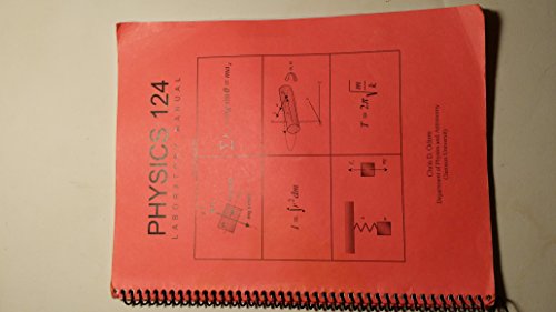 Imagen de archivo de Physics 124 Laboratory Manual a la venta por SecondSale